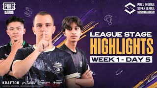 Highlights 2024 PMSL CSA Fall  League Stage  Week 1  Day 5 [upl. by Shing269]