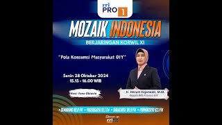 Dialog Mozaik quot Pola Konsumsi Masyarakat DIY quot [upl. by Aknahs]