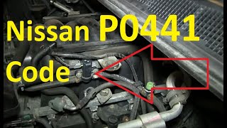 Causes and Fixes Nissan P0441 Code Evaporative Emission Control System Incorrect Purge Flow [upl. by Sucramd147]