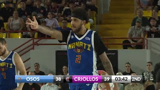 Alex Morales  18 PTS 10 REB 3 AST 811 FG vs Criollos 20524 Full Highlights [upl. by Thisbe297]