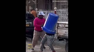 Invisible bucket prank 🪣😂 shortvideo [upl. by Enale]