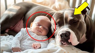 Pitbull Refuses To Let Baby Sleep Alone Parents Find Out Why And Call The Police [upl. by Virgilio]