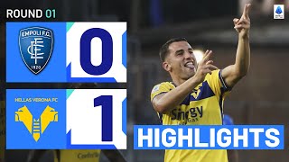 EmpoliVerona 01  Bonazzoli secures away win for Verona Goals and Highlights  Serie A 202324 [upl. by Eibrad]