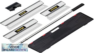 VEVOR Skimming Blade Set10quot24quot32quot Blades  35quot78quot Extension Handle，European Stainless Review [upl. by Felske28]