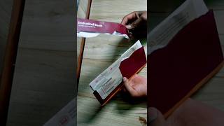 IndusInd Bank ATM unboxing video IndusInd Bank welcome kit unboxing vi [upl. by Annunciata]