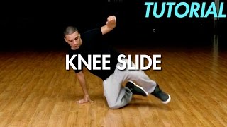 How to Knee Slide Hip Hop Dance Moves Tutorial  Mihran Kirakosian [upl. by Aloap]