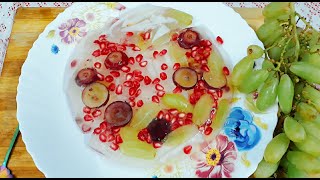 ডাবের পুডিং  ফ্রুট পুডিং  Fruit Dessert  Daber Pudding Fruits Pudding  ফলের পুডিং [upl. by Butterfield540]