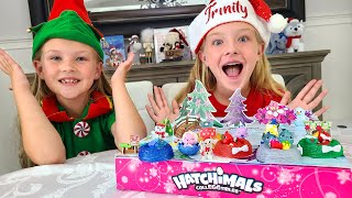 Opening Hatchimals Christmas Advent Calendar All 24 Days [upl. by Eeimaj94]