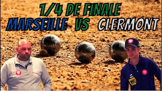 14 de Finale Marseille vs Clermont Triplette Trophée des Villes 2021  Pétanque [upl. by Notled899]