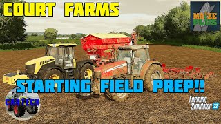 COURT FARMS  STARTING FIELD PREP  Ep 19  FS22 [upl. by Aserahs]