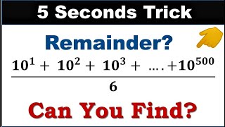 Remainder Trick  How to find a remainder of a number with power  Remainder Theorem [upl. by Janean]