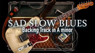 Sad Slow Blues Backing Track in A minor [upl. by Pogue550]