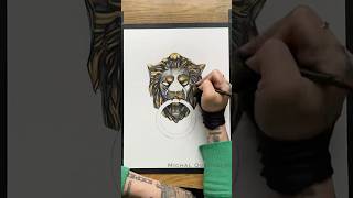 Realistic Colored Pencil Drawing Time Lapse 3D art drawingstyle drawing realismdrawing relaxing [upl. by Ahsirak]