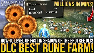 Elden Ring NEW BEST RUNE FARM for DLC  1000000 Runes in 5 MINUTES  How To LEVEL UP Fast Guide [upl. by Aip677]