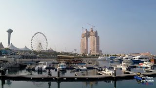 Fahrt durch Abu Dhabi Vereinigte Arabische Emirate أبو ظبي Tourist Attractions Beautiful Abu Dhabi [upl. by Assilaj]