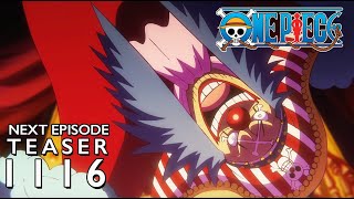 One Piece  Episode 1116 Preview Lets Go Get It Buggys Big Declaration [upl. by Rednas]