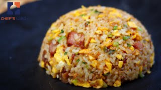 Fried Rice Recipe Traditional Japanese Style  炒飯 [upl. by Enner143]