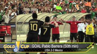 Gold Cup Highlights USA 24 Mexico [upl. by Fanchon]