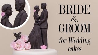 Make The Perfect Bride amp Groom For Wedding Cakes [upl. by Nahraf616]