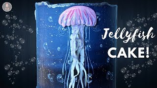 Jellyfish Buttercream Cake Tutorial [upl. by Floris930]