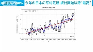 今年の日本の平均気温 去年と並び統計開始以降最高2021年12月22日 [upl. by Ingvar384]