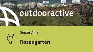 Klettersteig auf der Seiser Alm Rosengarten [upl. by Gentille360]