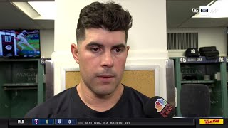 Carlos Rodón discusses his 61 innings at Fenway [upl. by Llebiram492]