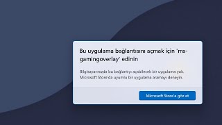 Xbox Game Bar msgamingoverlay Sorunu Kesin Çözüm [upl. by Assilrac]