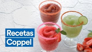 Receta Margaritas frutales  Coppel [upl. by Ailuj847]