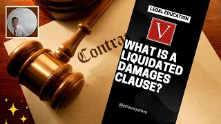 What is a liquidated damages clause in a contract [upl. by Alleira]