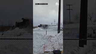 Truck driver narrowly escapes train crash in PA [upl. by Jewell]