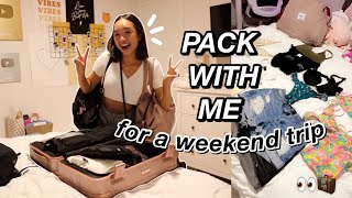 pack with me for a WEEKEND TRIP  Nicole Laeno [upl. by Max]