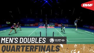 YONEX All England Open 2022  GideonSukamuljo INA 1 vs RankireddyShetty IND 5  QF [upl. by Vick]