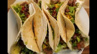 Soft Shell Taco  Beef Tacos  CookedbyCass [upl. by Ruamaj27]