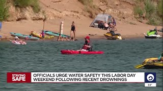 Officials urge water safety over Labor Day weekend following recent drownings [upl. by Wini59]