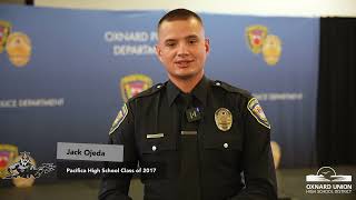 Pacifica High School Alumni Sworn into Oxnard Police Department [upl. by Abra162]