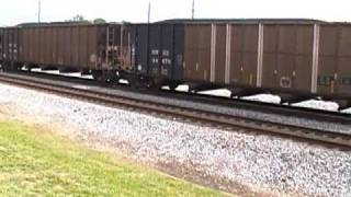 BNSF southbound coal drag EMERGENCY STOP at Austell GA Pt 1 [upl. by Hayarahs45]