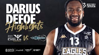 Darius Defoe 15 points Highlights vs Surrey Scorchers [upl. by Frants]