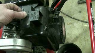 Tecumseh Snow King Carburetor Repair Video on TroyBilt Snow Blower part 4 [upl. by Koss]