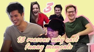 13 Reasons Why Cast funny interview moments 3 [upl. by Eilrac]