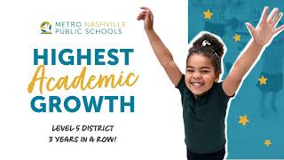 Metro Schools Achieves Level 5 Growth for the Third Year in a Row [upl. by Suhpesoj127]