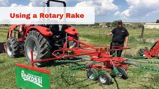 All About the Enorossi Rotary Rake  Demo [upl. by Ikkir]