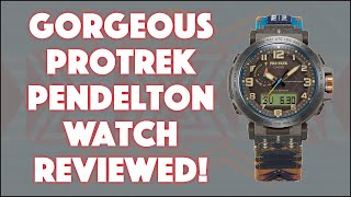 Casio ProTrek PRG601PE5 Pendelton Outdoors Watch  DEMO amp REVIEW [upl. by Ebanreb326]