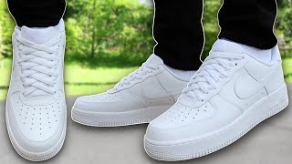 How To Diamond Lace Nike Air Force 1s  Featuring ‘AF1 Lows’ BEST WAY [upl. by Ainoet]