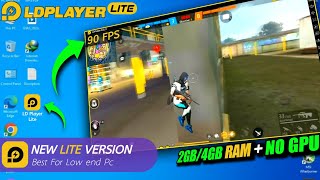 New Ld Player lite Best Optimized Version for Freefire l Get high fps l No LAG l No GPU l No Crash [upl. by Pond684]