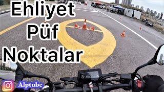 Motorsiklet Ehliyet Direksiyon Sınavı Dikkat Etmeniz Gerekenler Tavsiyeler [upl. by Silin]