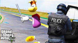 GTA 5 Mods  RAYMAN SHENANIGANS GTA 5 Funny Moments [upl. by Kippar892]