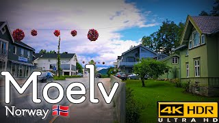 👣Walk with Me in Moelv in Norway  Town Center  4K HDR  June 2024👣 [upl. by Innis485]