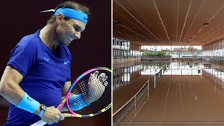 Rafael Nadal tennis academy in chaos as floods wreck havoc to courts  Tennis News [upl. by Schuman]