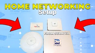 The EASIEST UniFi Home Networking Setup from Scratch 2023  Fully Explained [upl. by Javed]